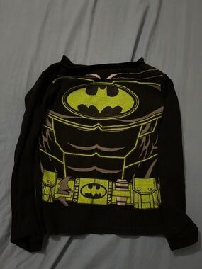 AME Unisex Size 10 Green Batman long sleeve